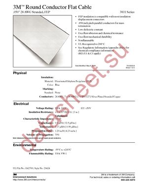 3601/10 100 datasheet  